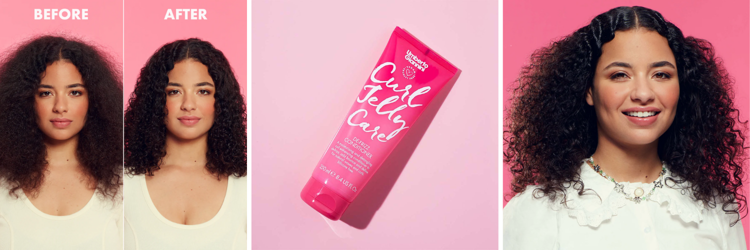 Balsam anti-frizz pentru par cret Curl Jelly Care, 250 ml, Umberto Giannini